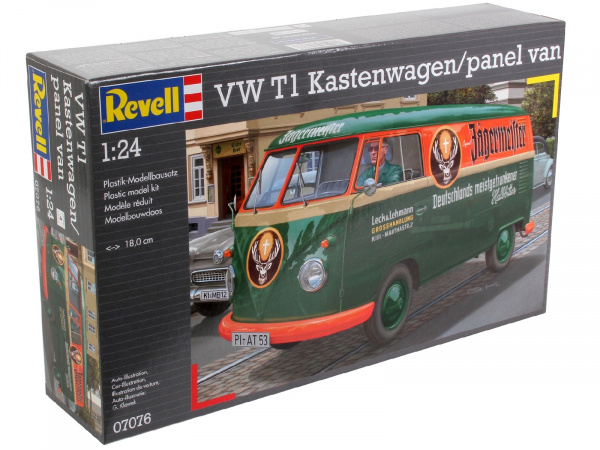 07076  автомобили и мотоциклы  VW T1 Kastenwagen/panel van  (1:24)