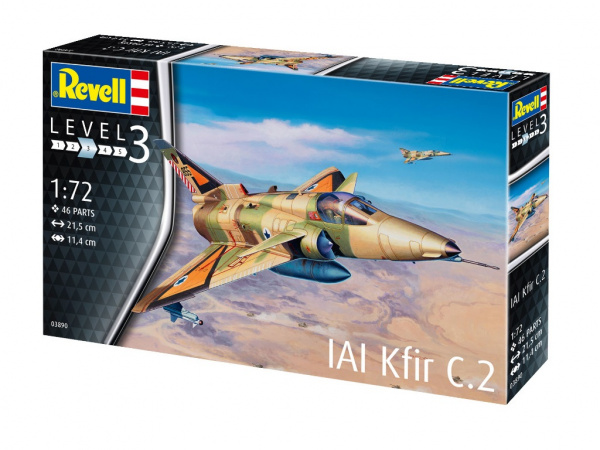 03890  авиация  Kfir C-2  (1:72)