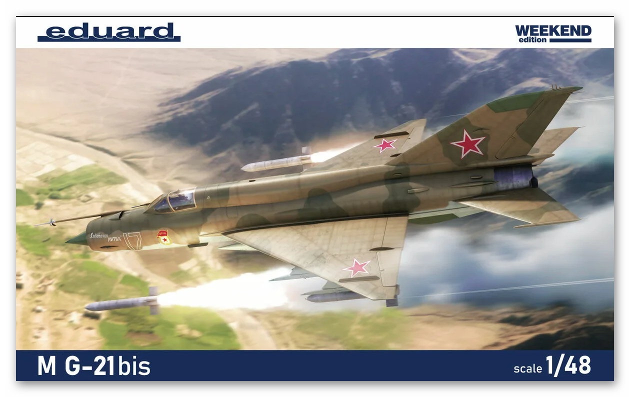 84130  авиация  M&G-21bis Weekend Edition  (1:48)