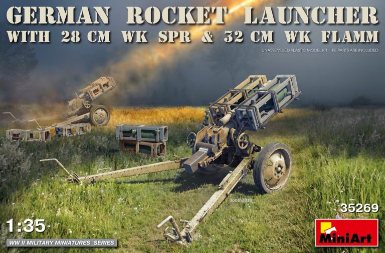 35269  техника и вооружение  GERMAN ROCKET LAUNCHER with 28cm WK Spr & 32cm WK Flamm  (1:35)