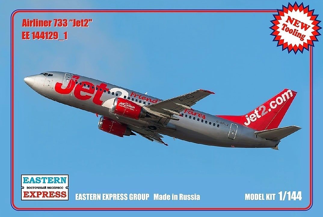 144129-1  авиация  Airliner 733 Jet2 (1:144)