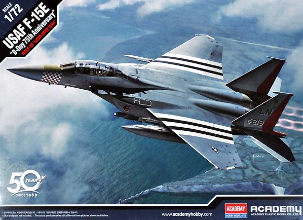 12568  авиация  USAF F-15E D-day 75th Anniversary  (1:72)