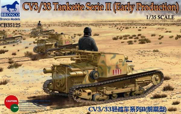 CB35125  техника и вооружение  CV3/33 Tankette Serie II (Early Production)  (1:35)