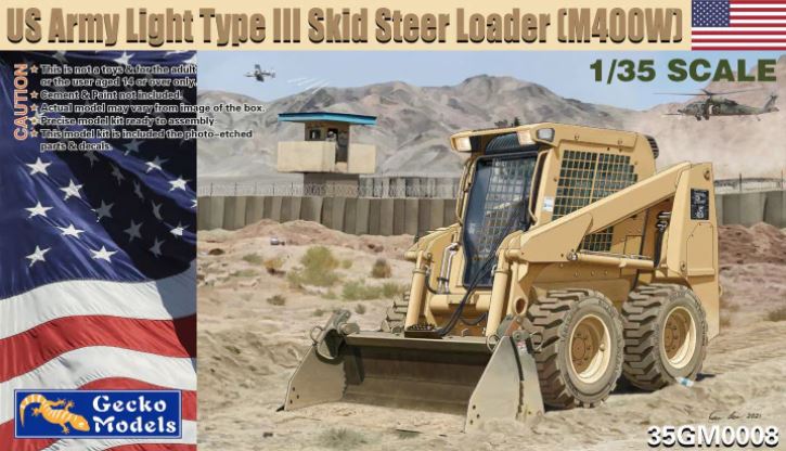 35GM0008  техника и вооружение  US Army Light Type III Skid Steer Loader (M400W)  (1:35)