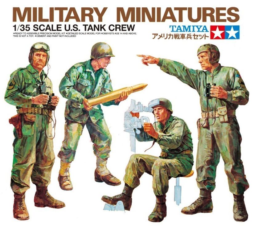 35004  фигуры  US Army Tank Crew  (1:35)
