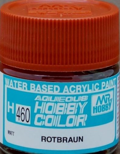 H460  краска  10мл  RED BROWN 1
