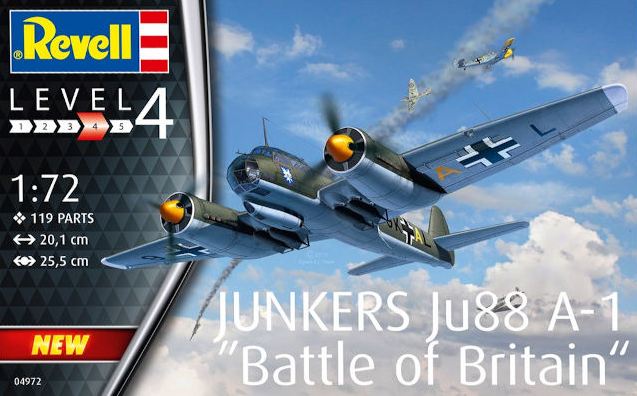 04972  авиация  Junkers Ju-88 A-1 "Battle of Britain"  (1:72)