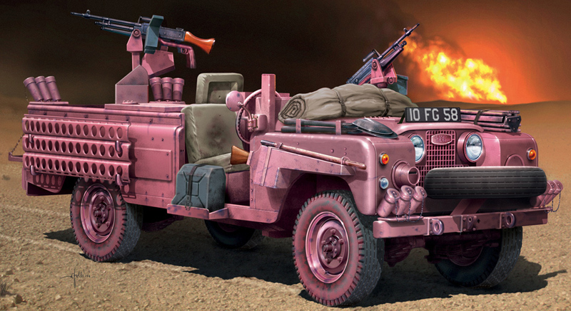 6501  техника и вооружение  S.A.S. RECON VEHICLE "PINK PANTHER" (1:35)