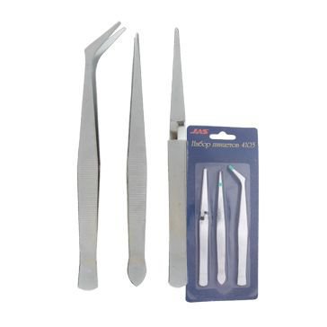 4108  ручной инструмент  Пинцеты, 3 шт.
