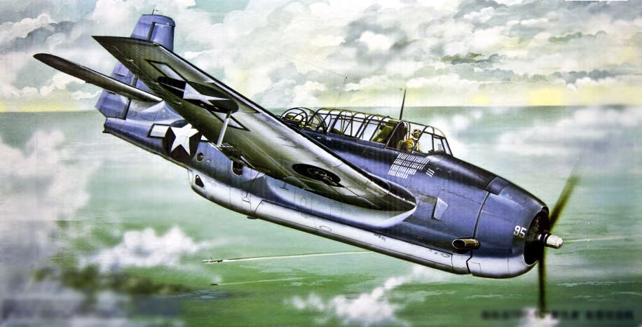 02233  авиация  TBF-1C Avenger  (1:32)