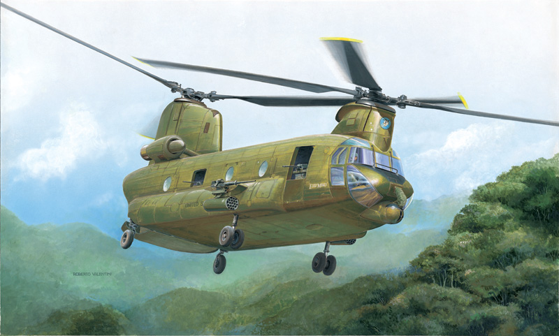 2647  авиация  ACH-47E ARMED CHINOOK (1:48)