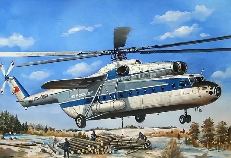 14508  авиация  М-6 поздний Аэрофлот (1:144)