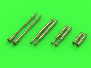 AM-72-088  металлические стволы  Набор для ночных F6F Hellcat  (1:72)