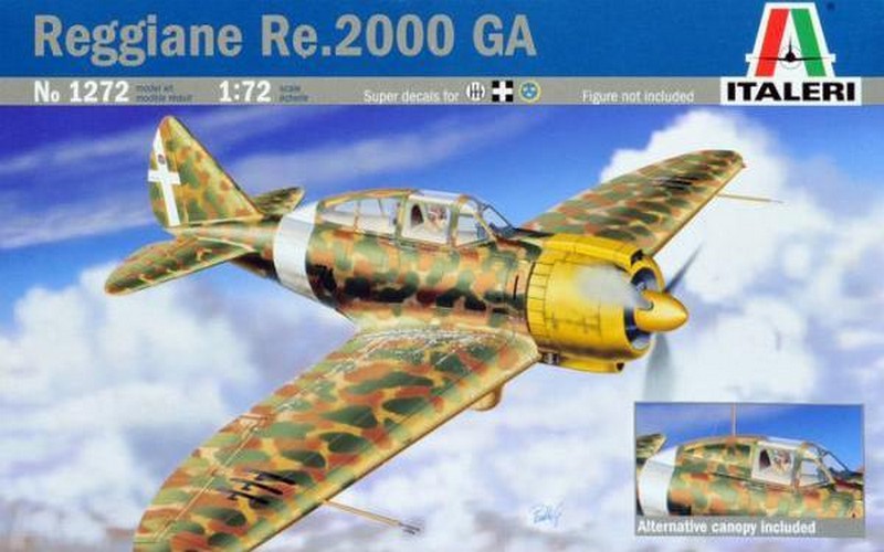 1272  авиация  Reggiane Re.2000 GA  (1:72)