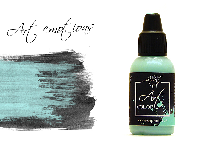 ART301  краска  Art Color Аквамариновый (Aquamarine) 18мл.  арт. ART301