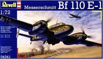 04341  авиация  Мессершмитт BF 110 E-1 (1:72)