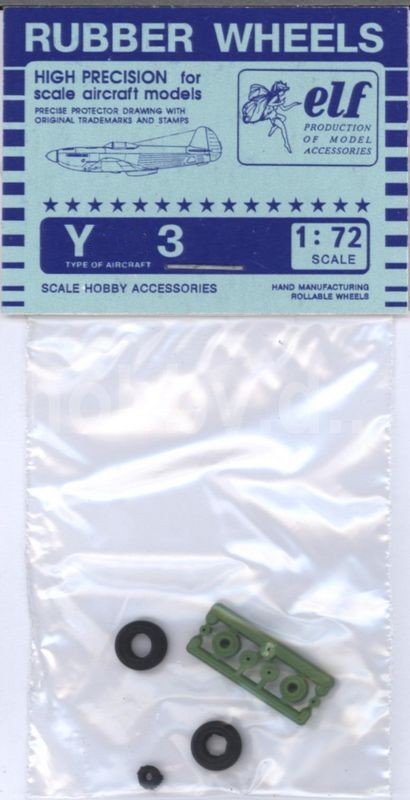 7208  дополнения из пластика  Rubber Wheels. Y@K-3  (1:72)