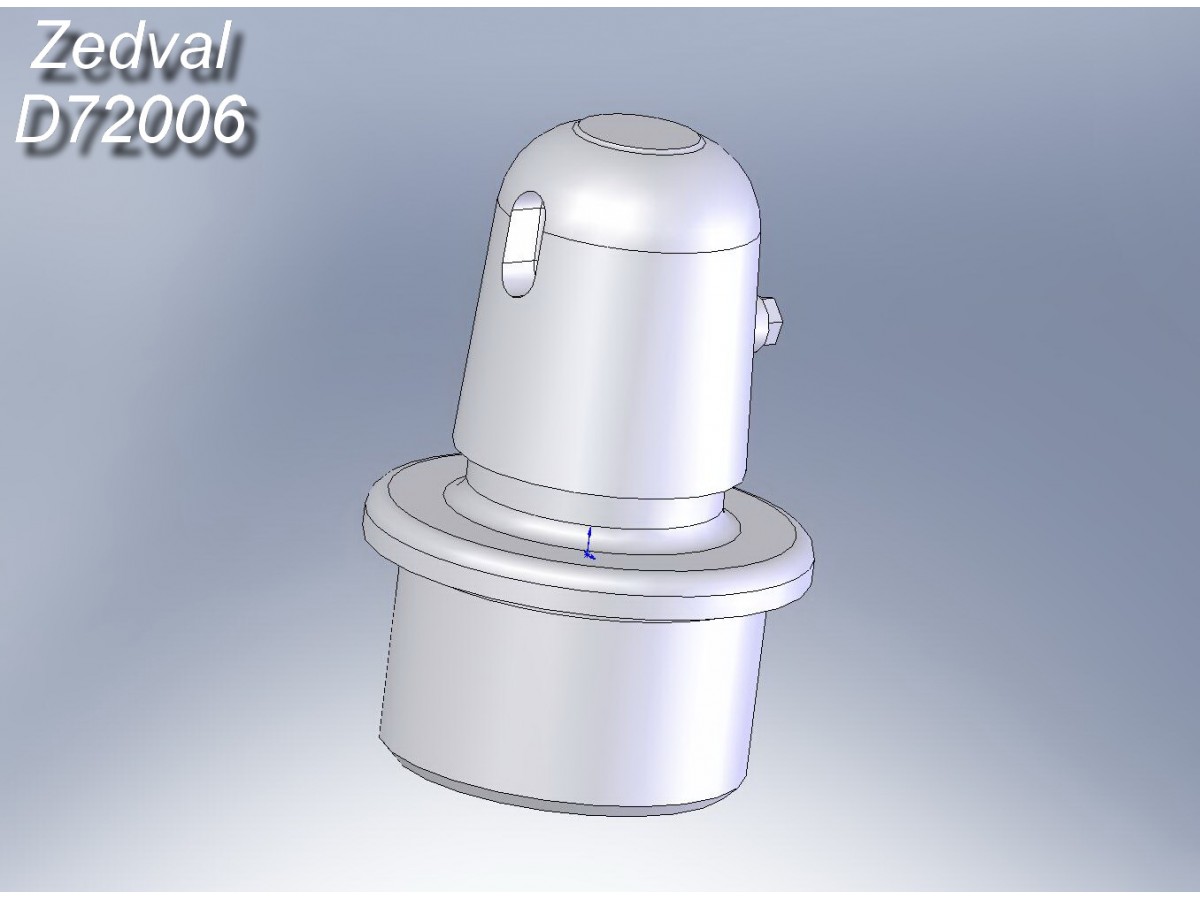 D72006  дополнения из смолы  Бронировка перископа для Танк-34  (1:72)