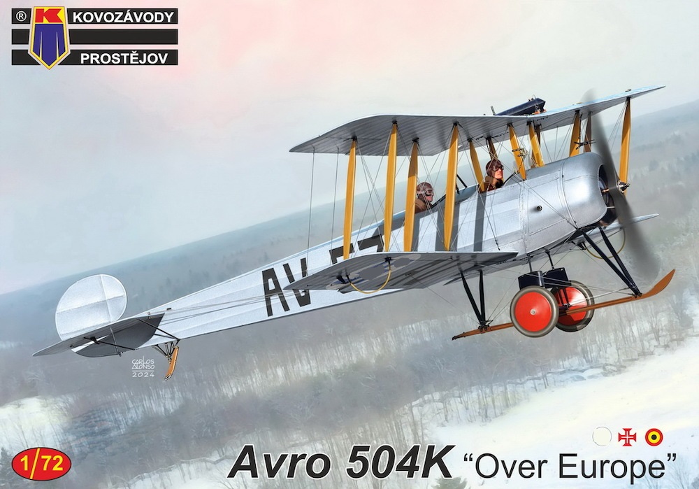KPM0462  авиация  Avro 504K “Over Europe”  (1:72)
