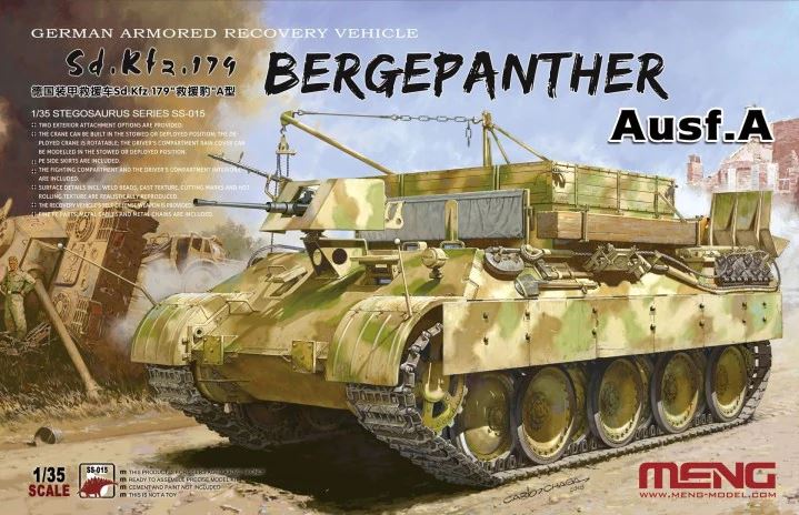 SS-015  техника и вооружение  Bergepanther Ausf.A German Armored Recovery Vehicle Sd.Kfz.179  (1:35)