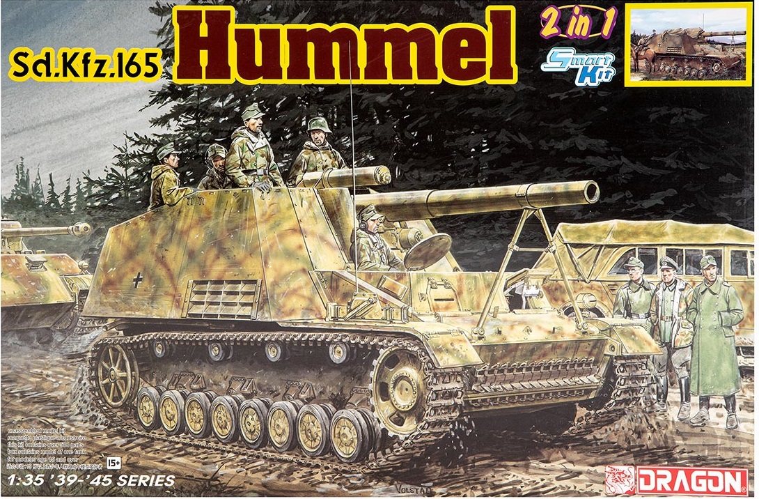 6935  техника и вооружение  Sd.Kfz.165 Hummel (2 in 1)  (1:35)