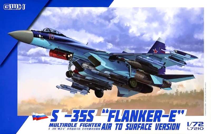 L7210  авиация  ОКБ Сухого-35S "Flanker E" Multirole Fighter Air to Surface Version  (1:72)