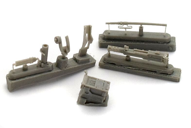 ZA35225  дополнения из смолы  Крупнокалиберный пулемет Browning 12,7mm M2 c люлькой М23, 1шт  (1:35)