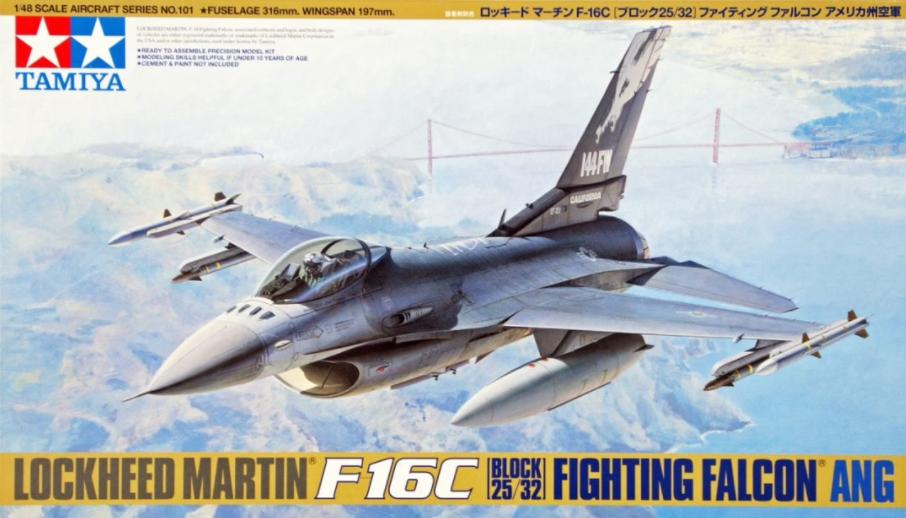 61101  авиация  Lockheed Martin F-16C (Block 25/32) Fighting Falcon ANG  (1:48)