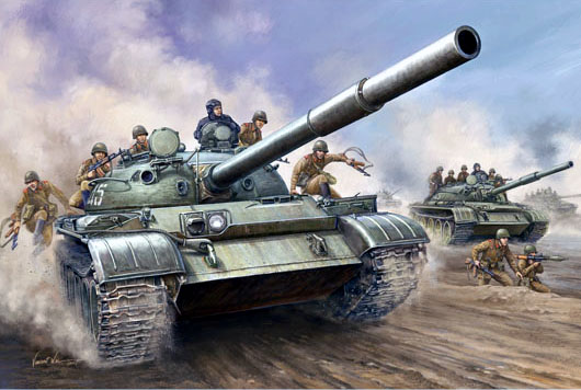 00376  техника и вооружение  Танк-62 обр. 1962 г. (1:35)