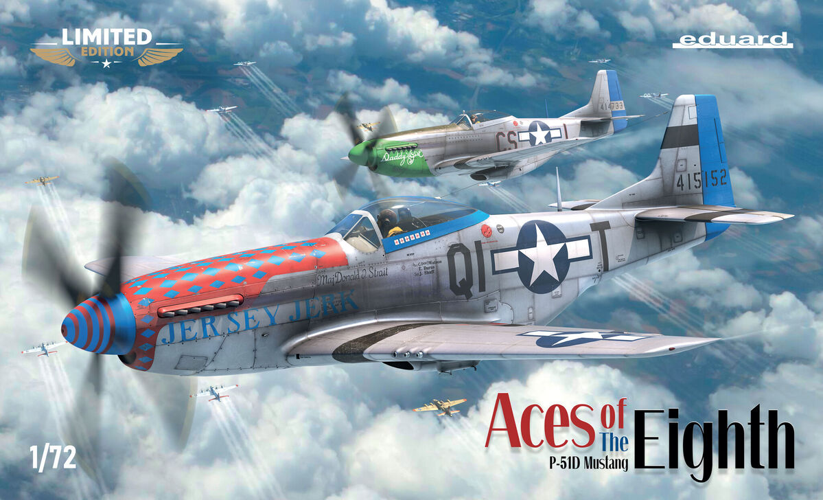 2147  авиация  Aces of The Eighth P-51D Mustang  (1:72)