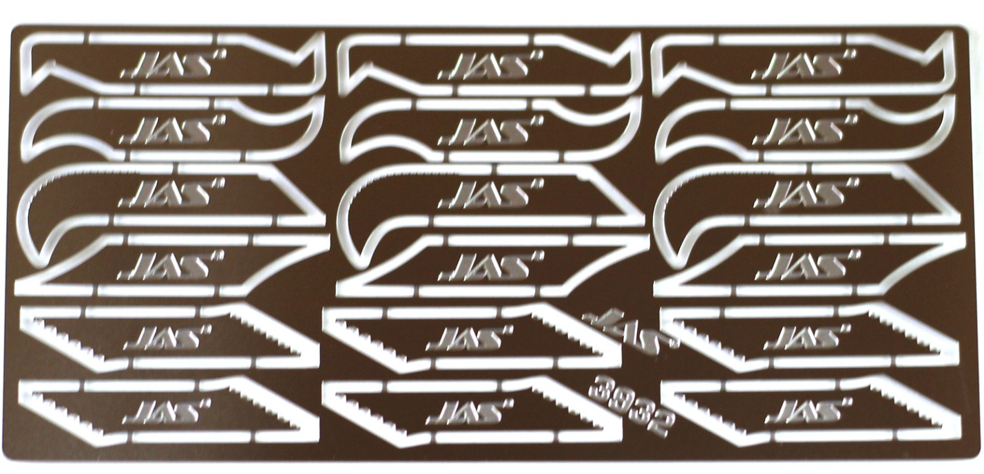3932  ручной инструмент  Набор скрайберов  0,2 мм. К ножу с цанговым зажимом. 18 штук.