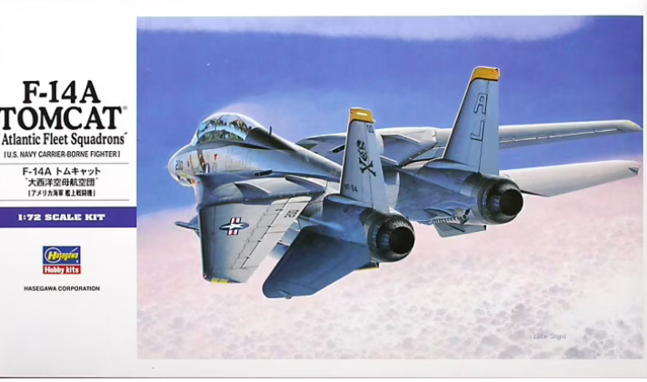 00544  авиация  F-14A Tomcat  (1:72)