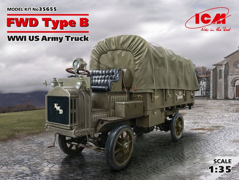 35655  техника и вооружение  FWD Type B, WWI US Army Truck  (1:35)