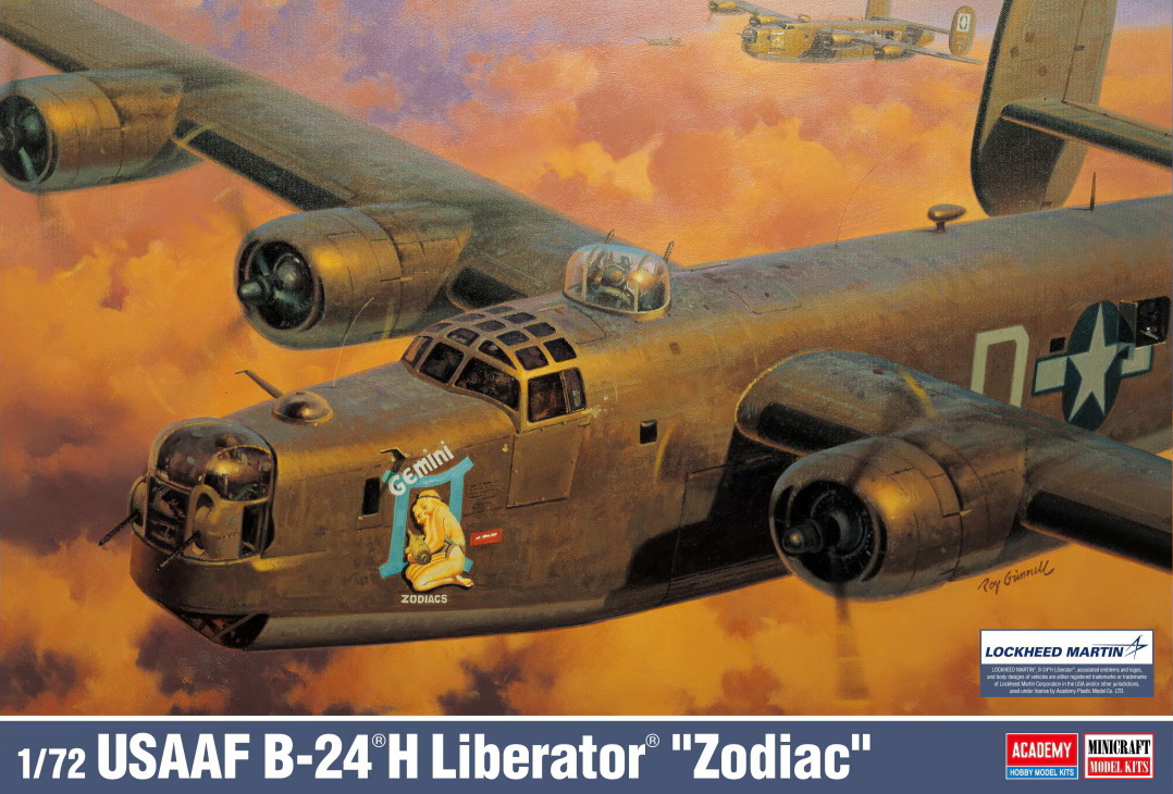 12584  авиация  USAAF B-24H Liberator "Zodiac“  (1:72)