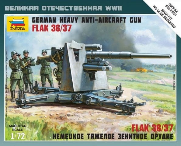 6158  техника и вооружение  Flak 36/37 (1:72)