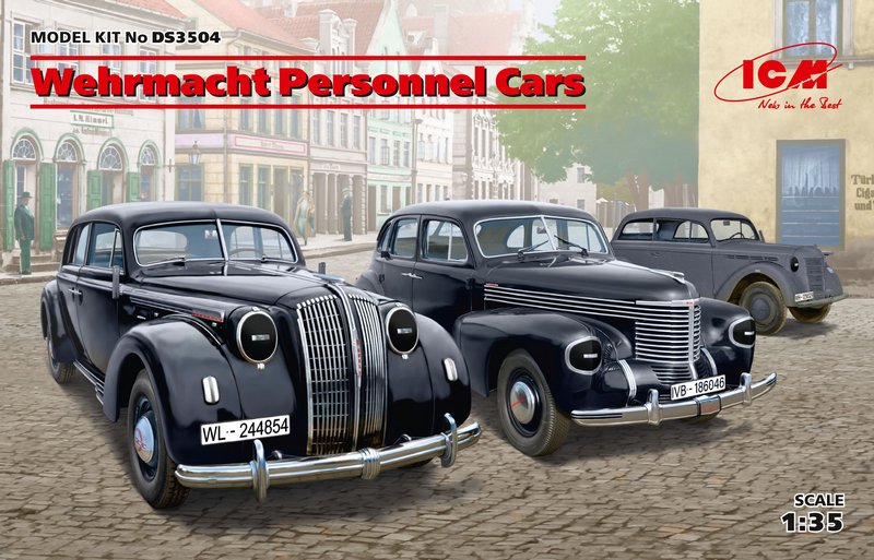 DS3504  техника и вооружение  Wehrmacht Personnel Cars  (1:35)