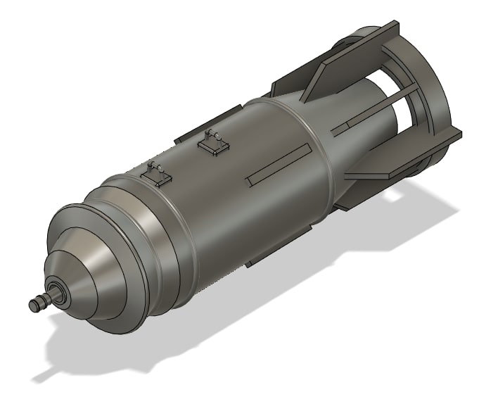 MM72319  дополнения из смолы  Бомбы ФАБ-500М54 (4шт)  (1:72)