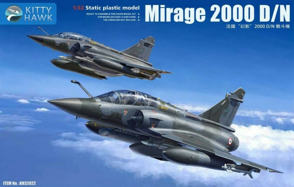KH32022  авиация  Mirage 2000 D/N  (1:32)
