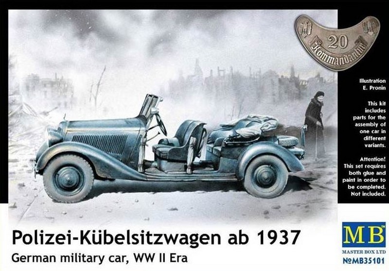 MB35101  техника и вооружение  Mercedes-Benz V170 полицейский  (1:35)