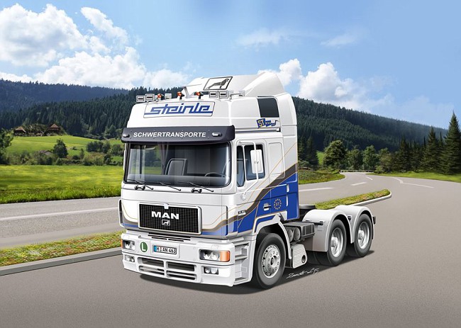 3901  автомобили и мотоциклы  МАН F2000 6x4 (1:24)