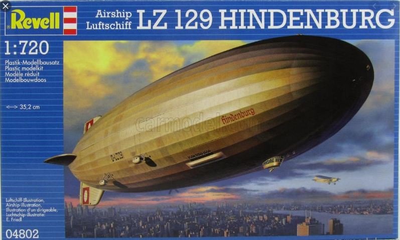 04802  авиация  German Zeppelin LZ 129 HINDENBURG  (1:720)
