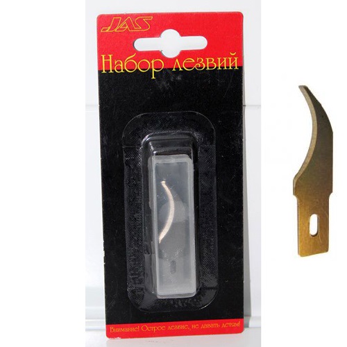 4801  ручной инструмент  Набор лезвий к ножу, 06 х 9 х 45 мм. 6 шт.