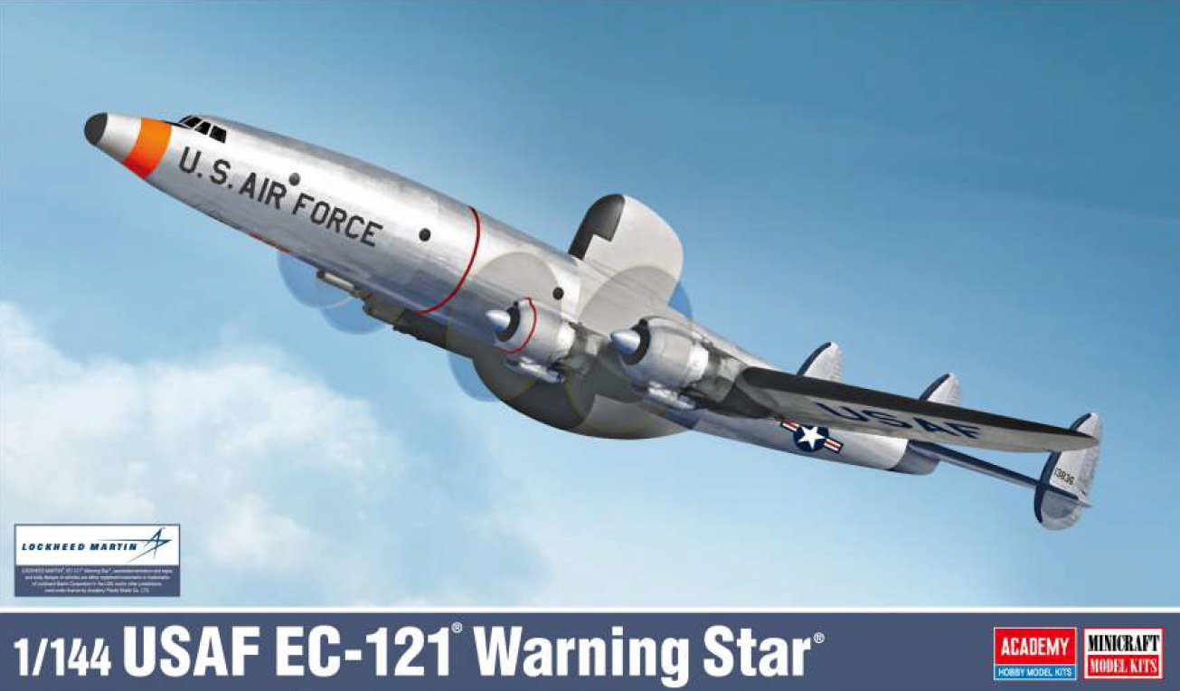 12637  авиация  USAF EC-121 Warning Star  (1:144)