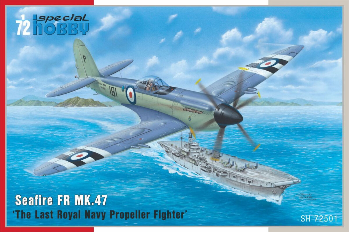 SH72501  авиация  Seafire FR MK.47 'The Last Royal Navy Propeller Fighter'  (1:72)
