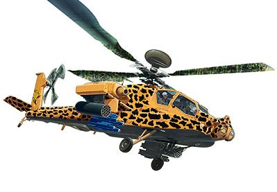 06631  авиация  Easy kit AH-64 Apache  (1:100)