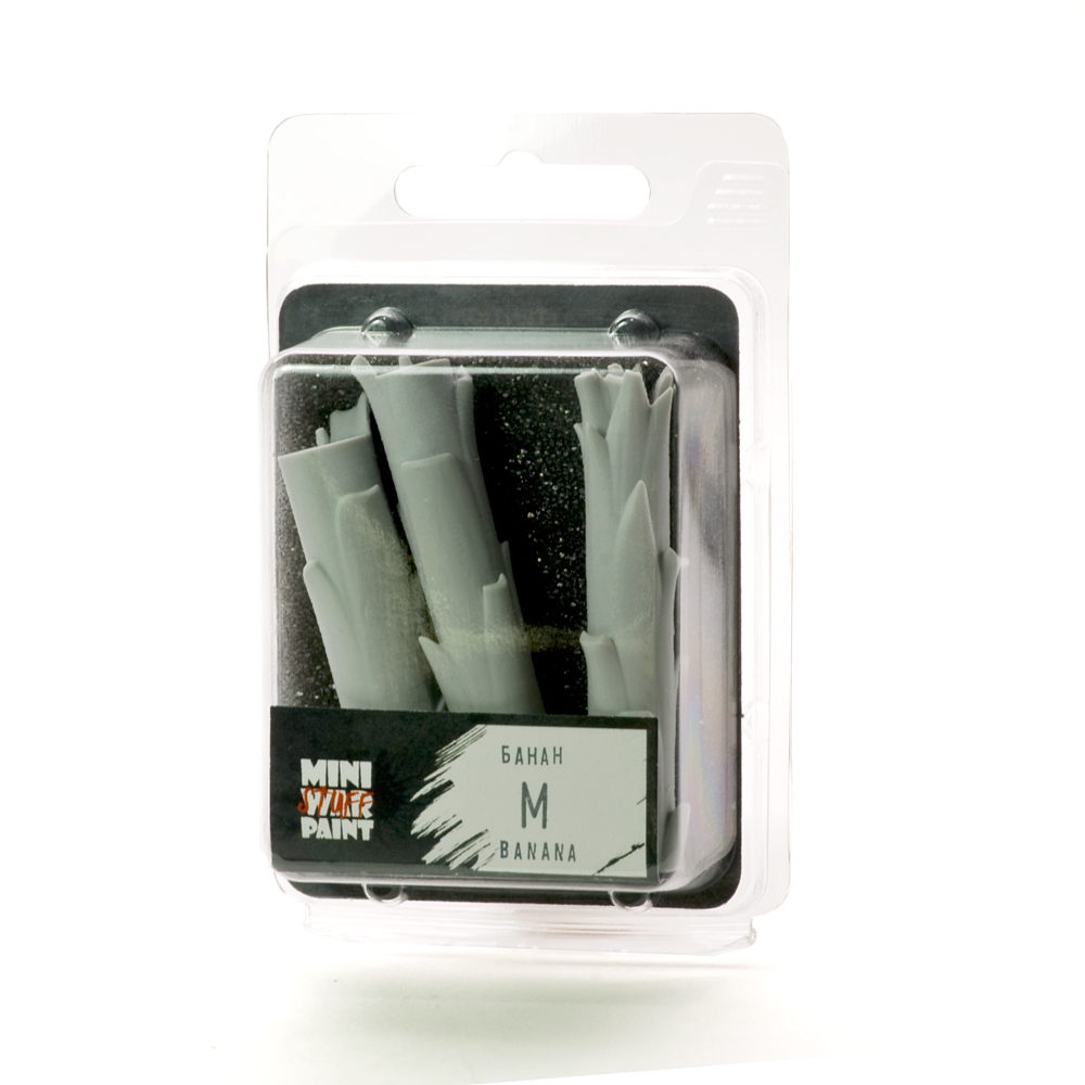 S-073  дополнения из смолы  Ствол банана, размер M, 1 шт.