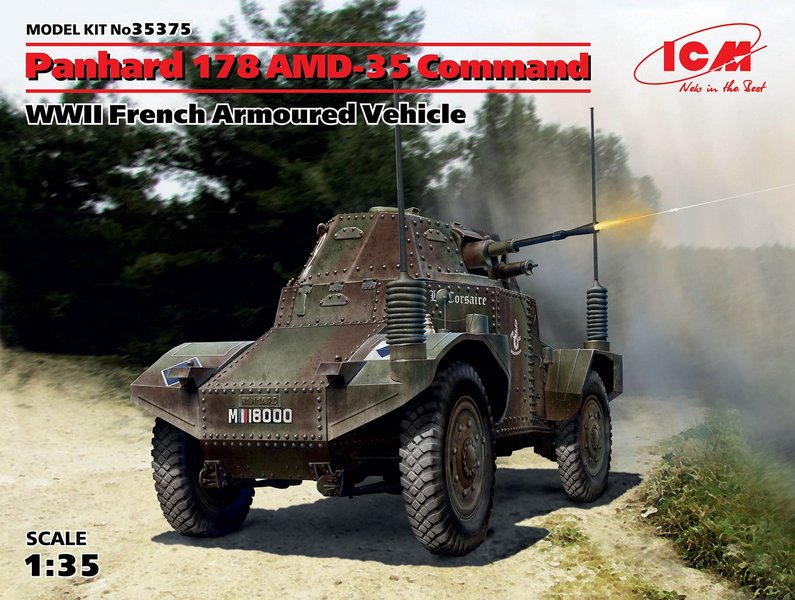 35375  техника и вооружение  Panhard 178 AMD-35  (1:35)