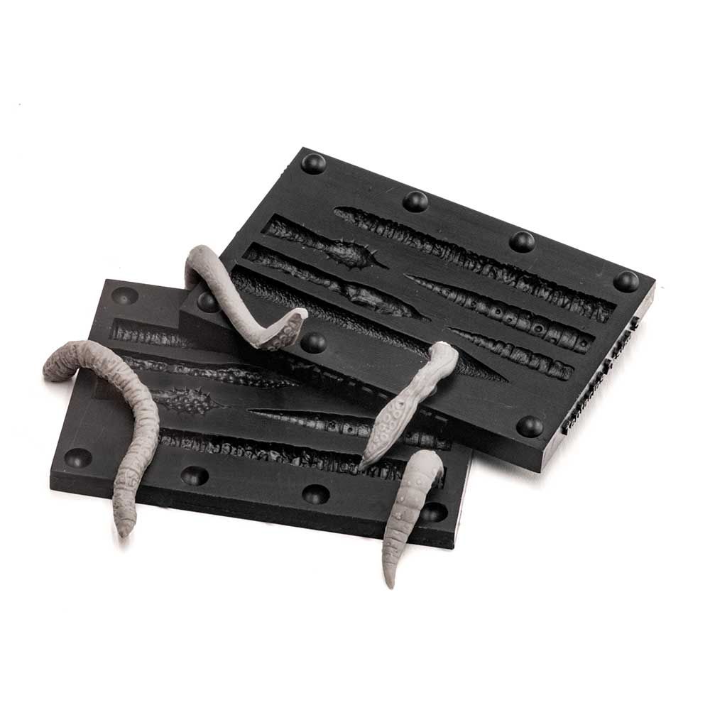 T-224  материалы для диорам  Молд щупальца тип2, размер S  (1:48)