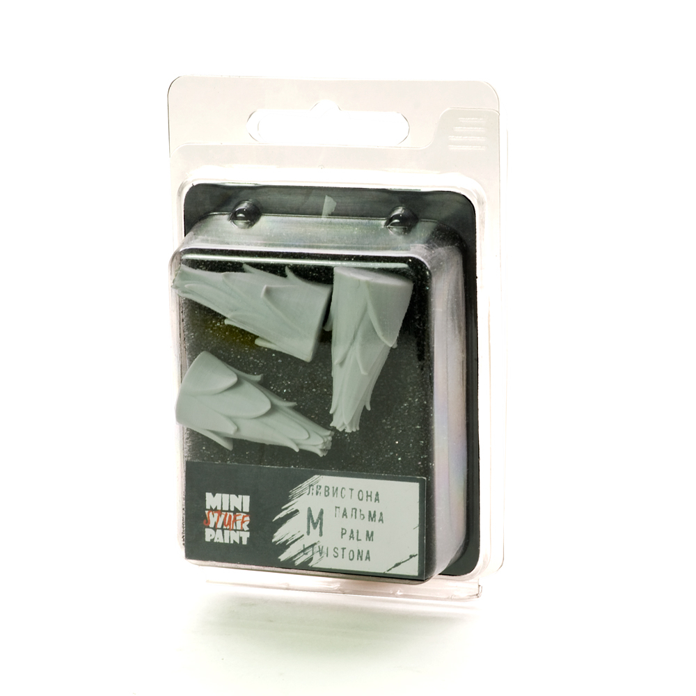 S-076  дополнения из смолы  Ствол пальмы Ливистона, размер М, 3шт.