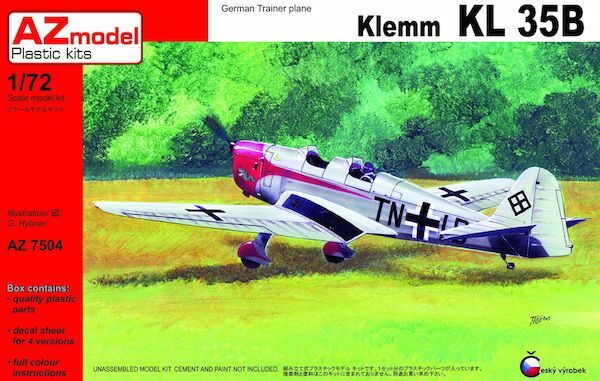AZ7504  авиация  Klemm KL 35B  (1:72)